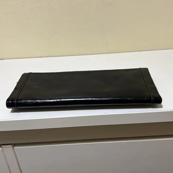 Hobo Black Leather Tri-Fold Wallet - Picture 9 of 10